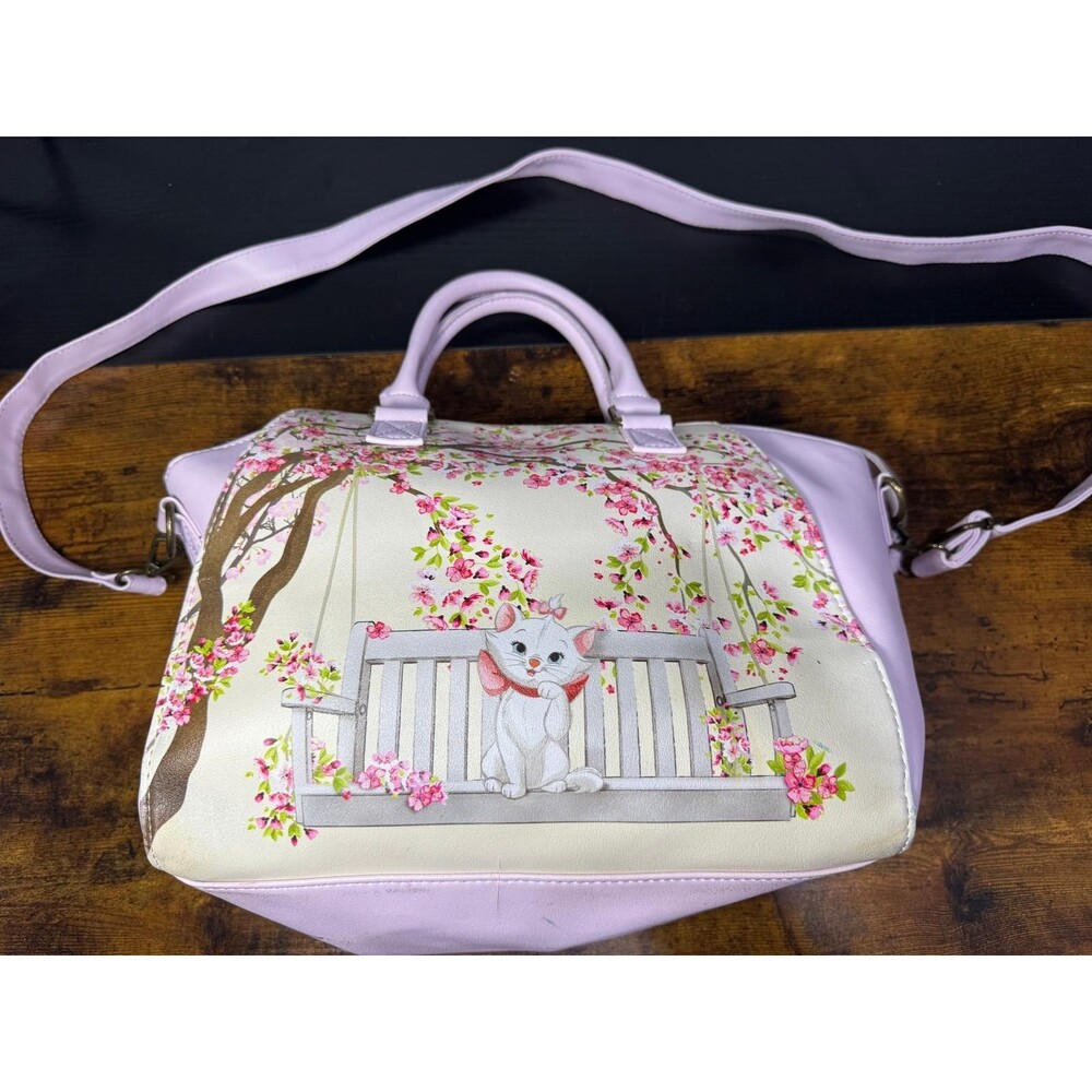 Loungefly Disney The Aristocats Marie Swing Satchel Bag RARE Cat Image Both Side